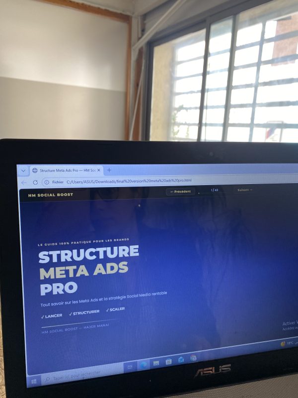E-Book : STRUCTURE META ADS PRO