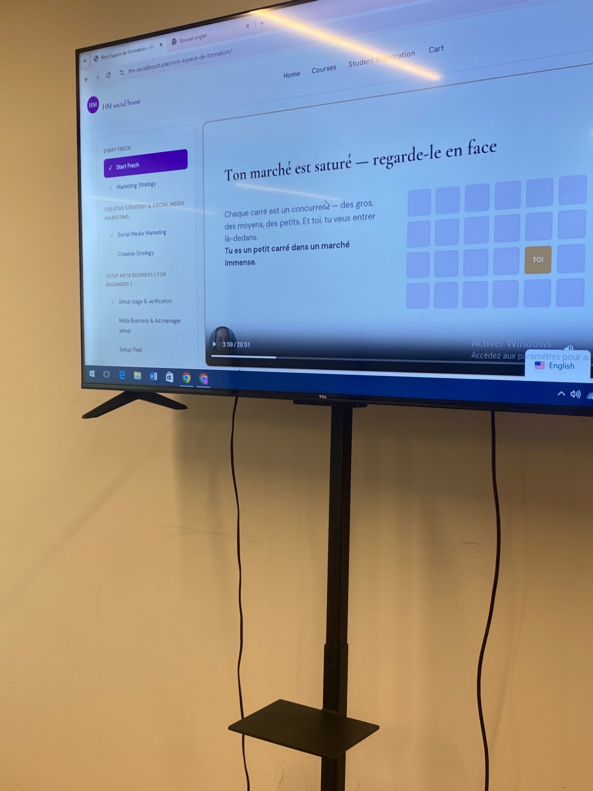 Next Level Woman — aperçu plateforme